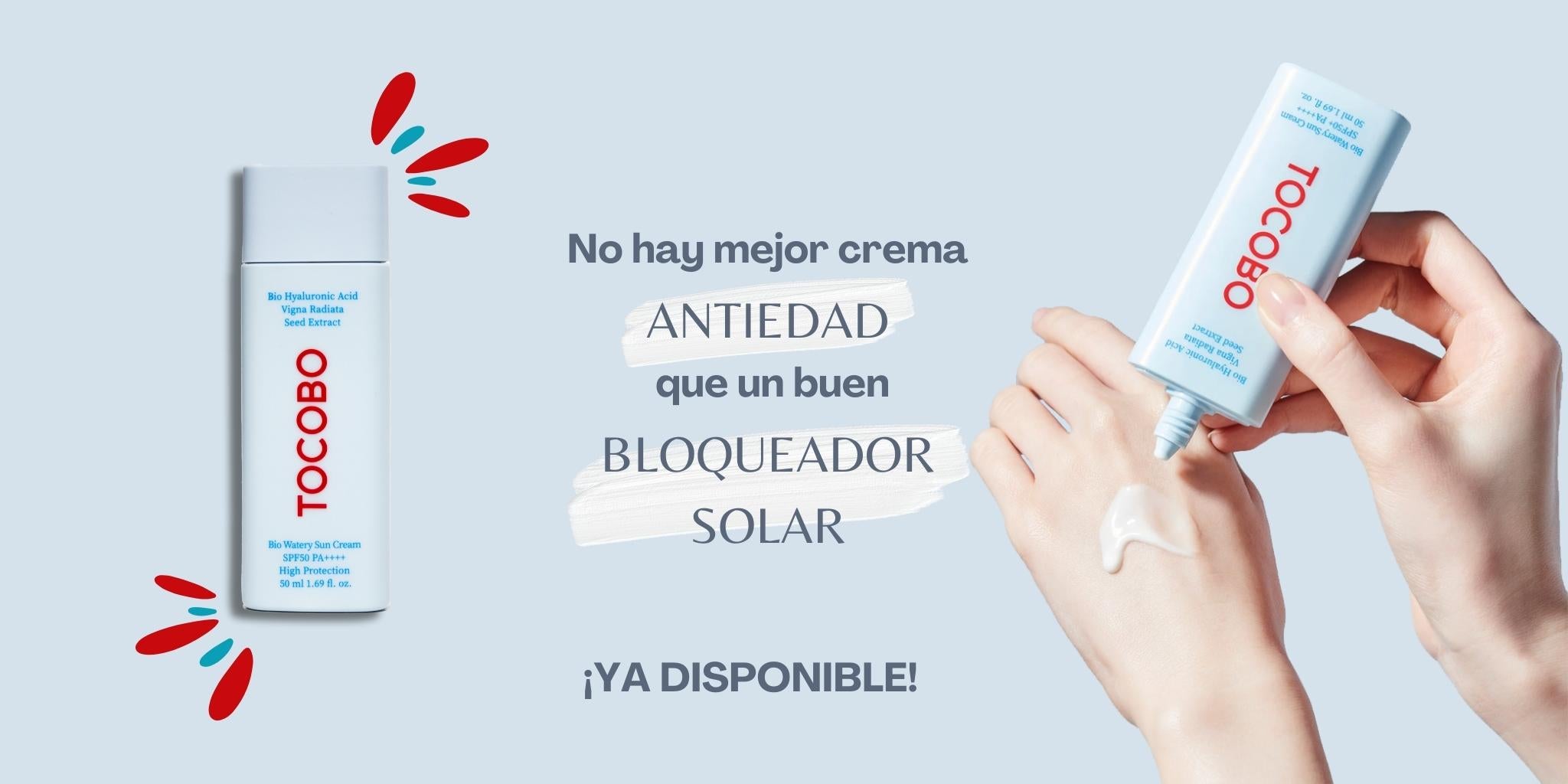 Tocobo protector solar, productos coreanos.