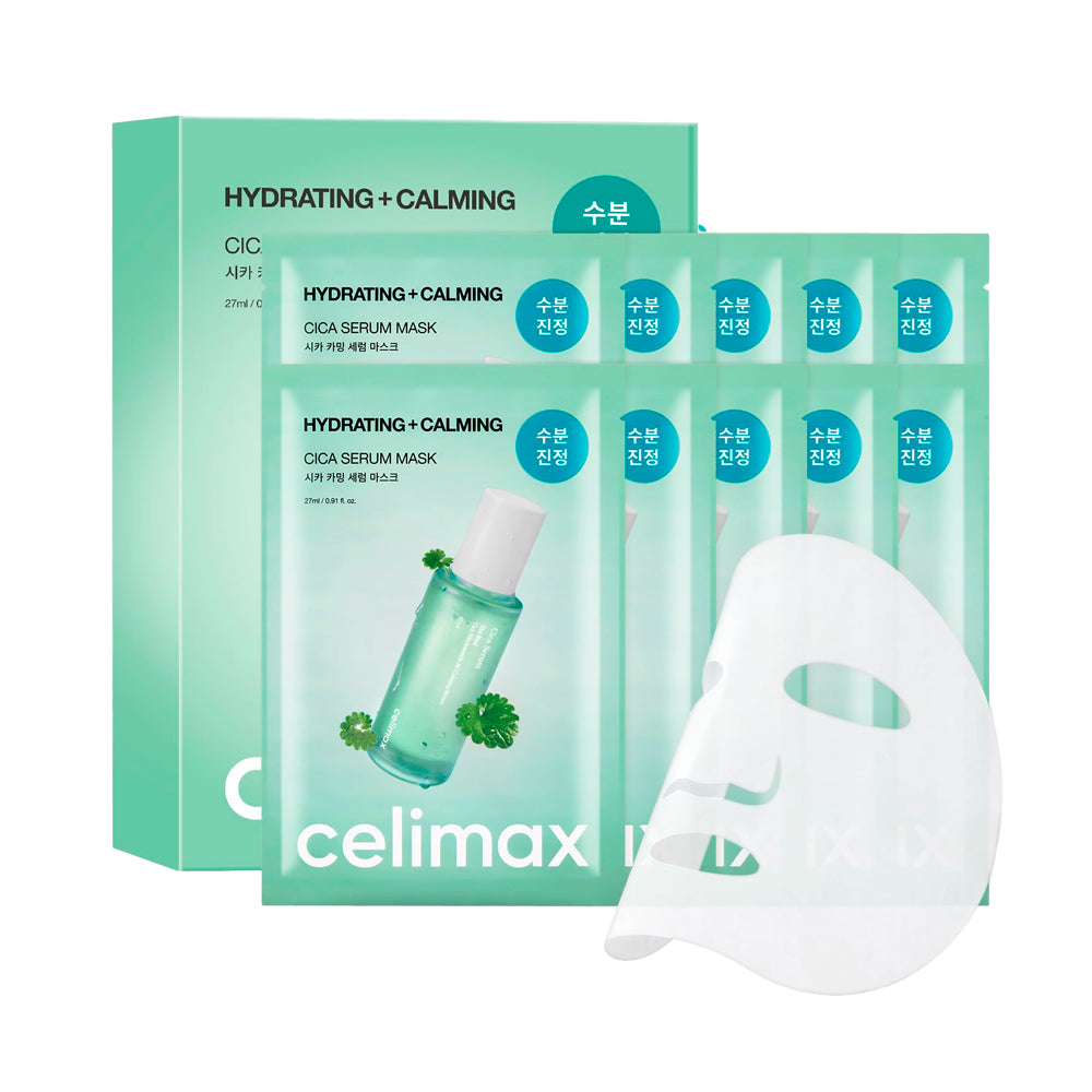 Celimax - Hydrating Calming Cica Serum Mask (Mascarilla de Tela Ultra Calmante e Hidratante)