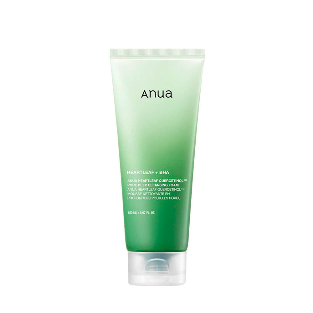 Anua Heartleaf Quercetinol Pore Deep Cleansing Foam limpiador facial coreano k beauty mexico