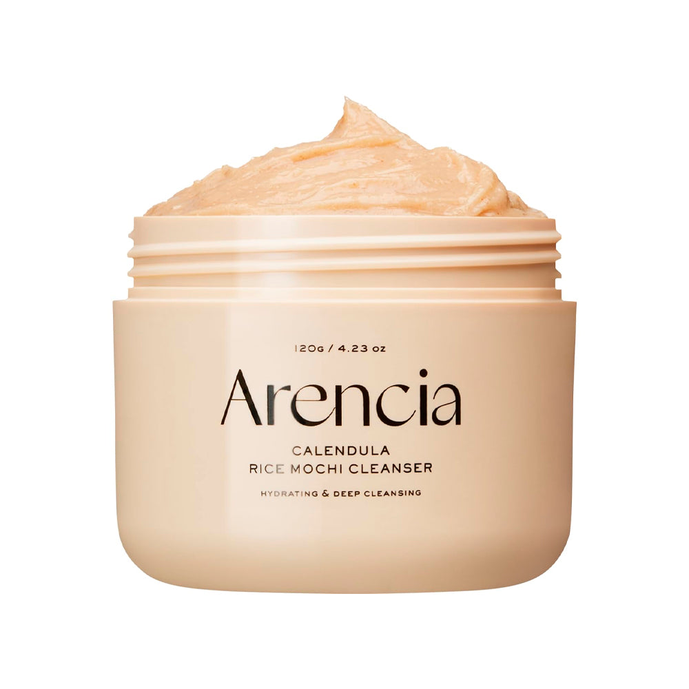 Arencia Calendula Rice Mochi Cleanser limpiador facial coreano con calendula skincare coreano mexico