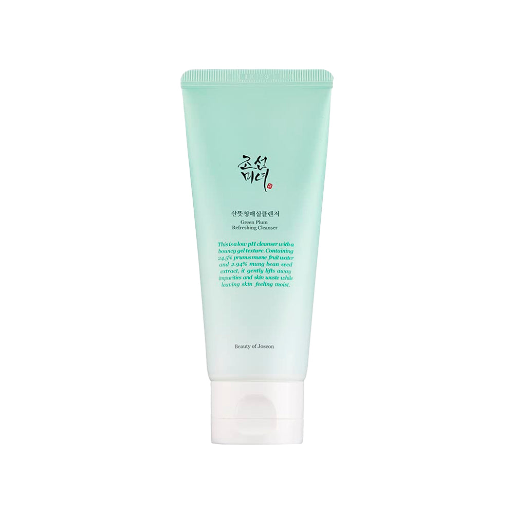 Beauty of Joseon Green Plum Refreshing Cleanser limpiador facial coreano refrescante con ciruela verde productos coreanos para la piel