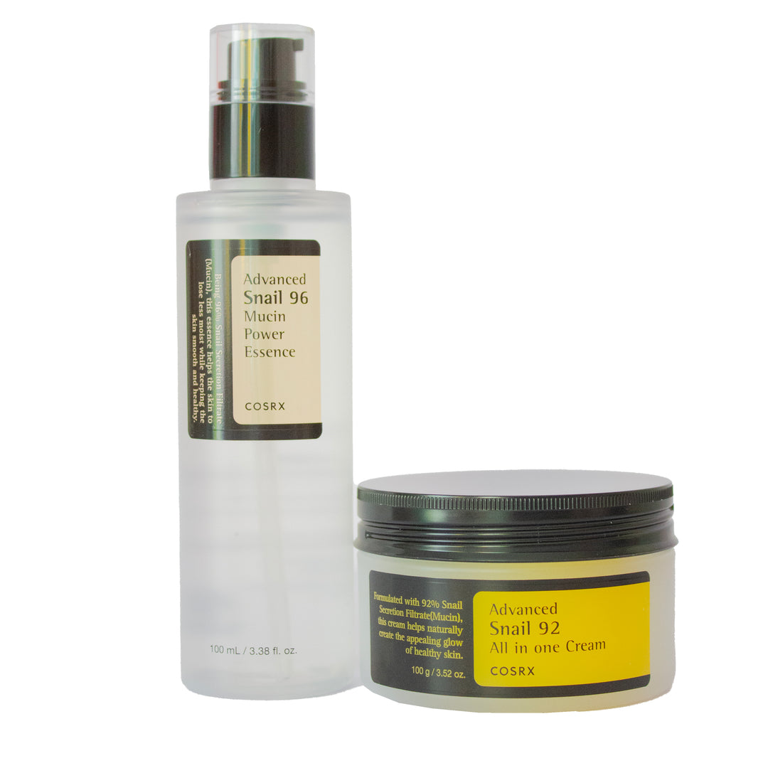 COSRX Kit Mucina de Caracol rutina facial coreana reparadora con mucina de caracol skincare coreano mexico
