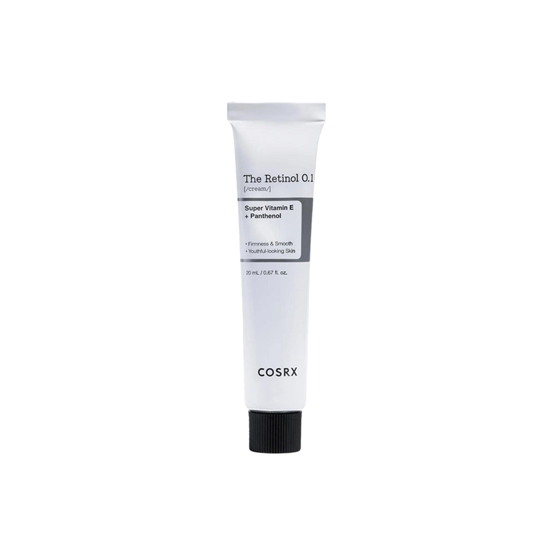 COSRX The Retinol 0.1 Cream crema facial coreana antiedad con retinol para mejorar textura y firmeza de la piel skincare coreano mexico