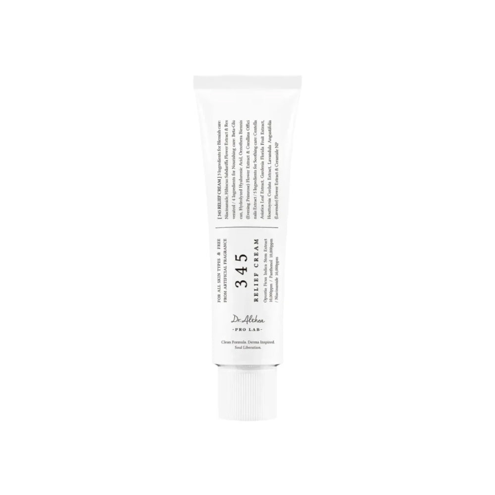 Dr. Althea 345 Relief Cream crema facial coreana calmante para piel sensible cremas coreanas mexico