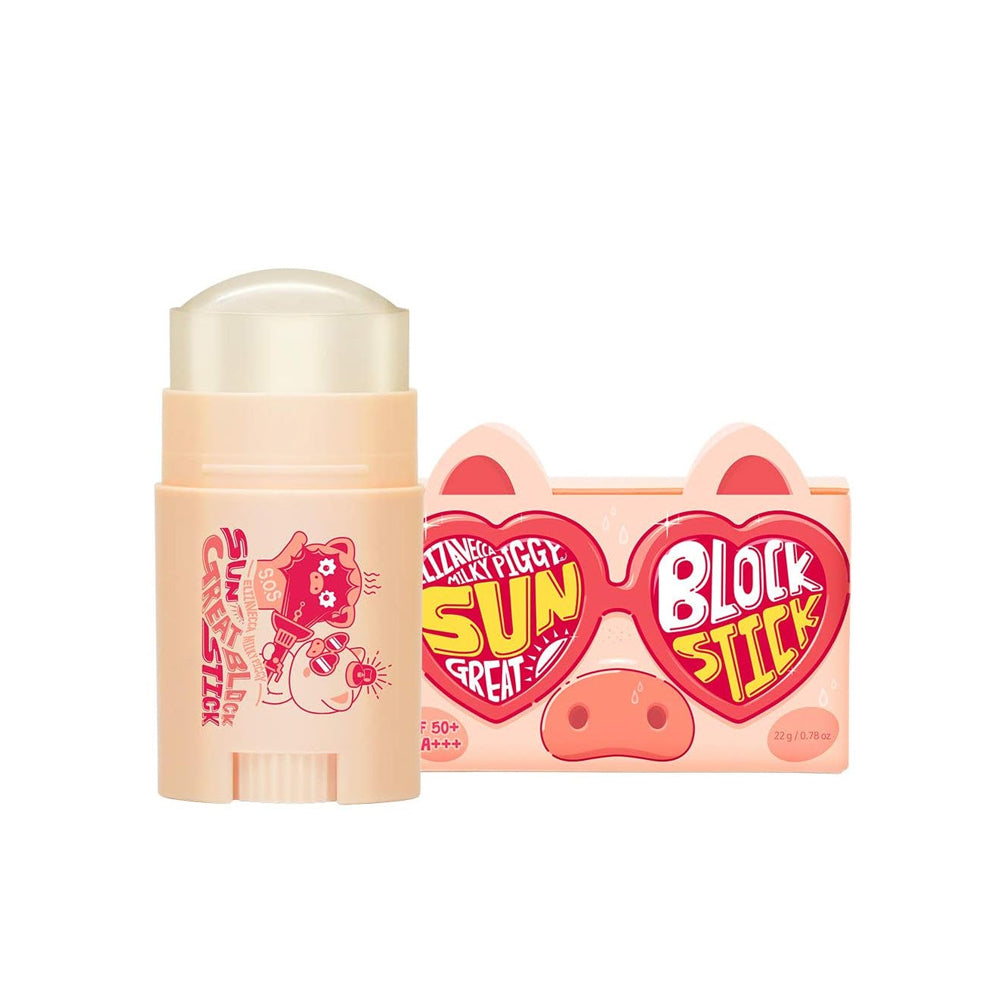 Elizavecca Milky Piggy Sun Great Block Stick protector solar coreano en barra para proteger la piel skincare coreano mexico