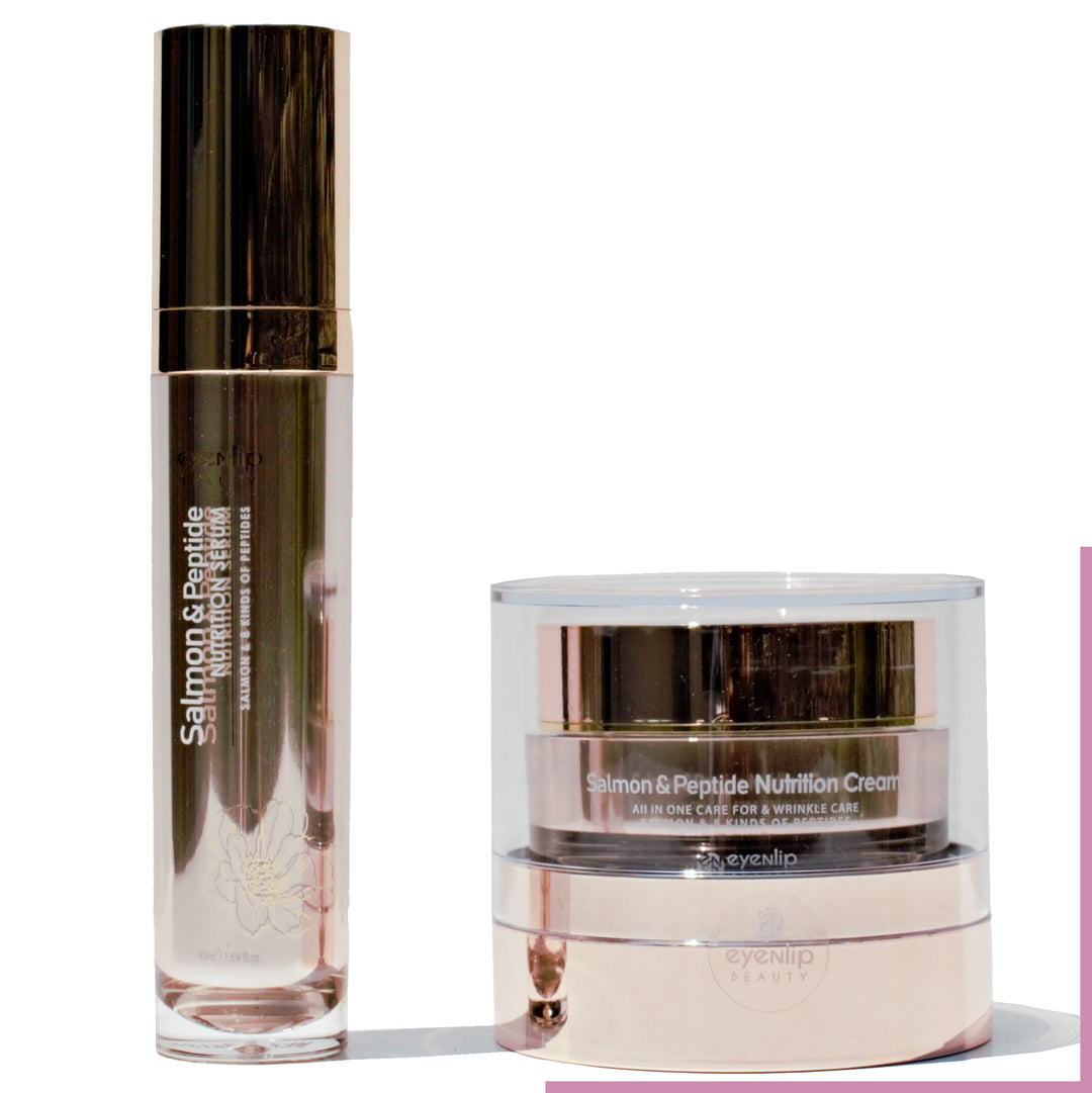Eyenlip Kit Rejuvenecedor de Salmon rutina facial coreana antiedad con extracto de salmon skincare coreano mexico