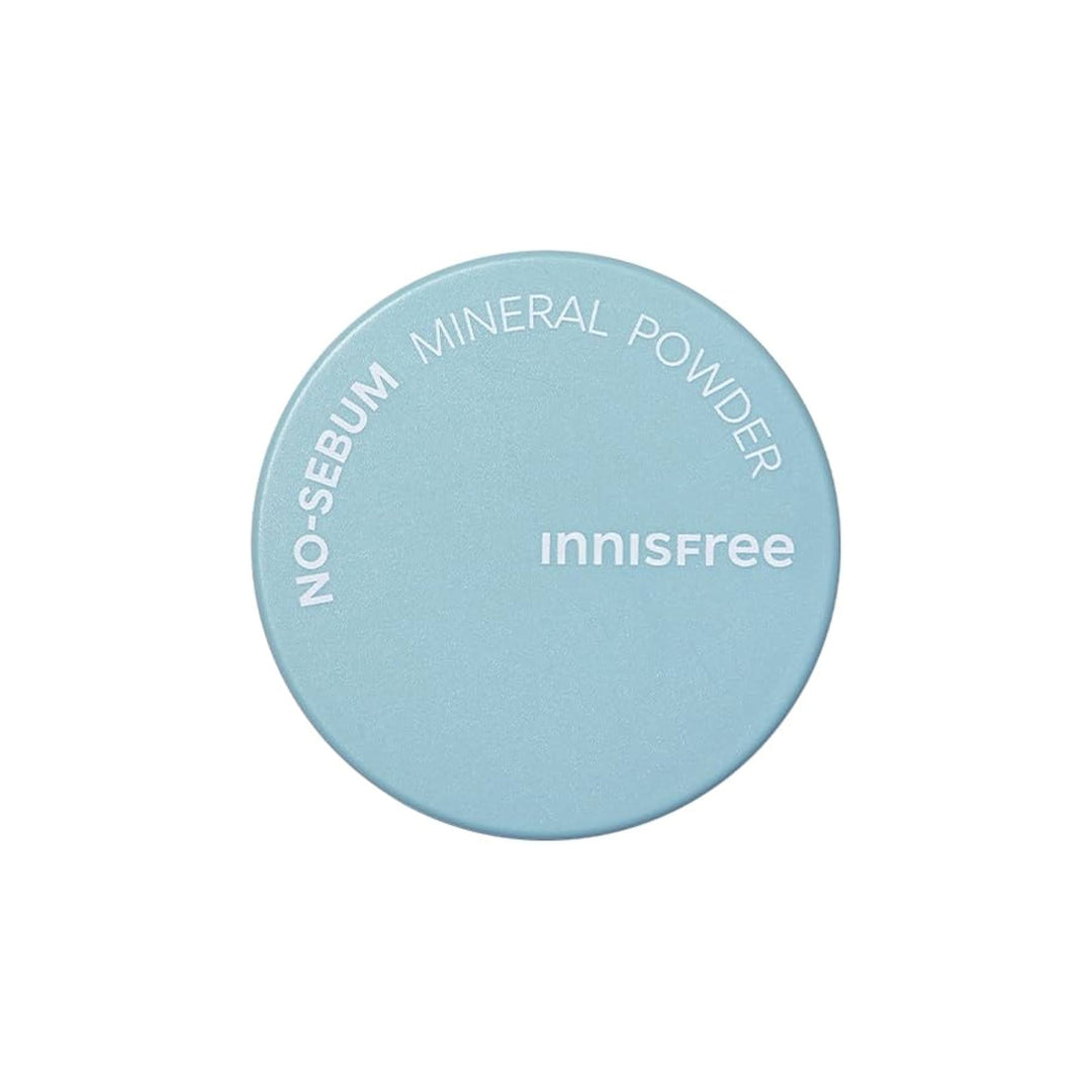 Innisfree No Sebum Mineral Powder polvo suelto coreano para controlar el sebo y matificar la piel k beauty mexico