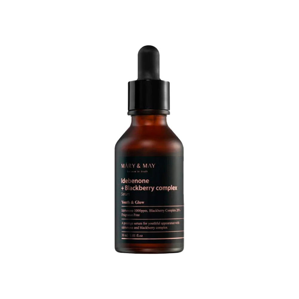 Mary&May Idebenone Blackberry Complex Serum sérum facial coreano antioxidante con idebenona skincare coreano mexico