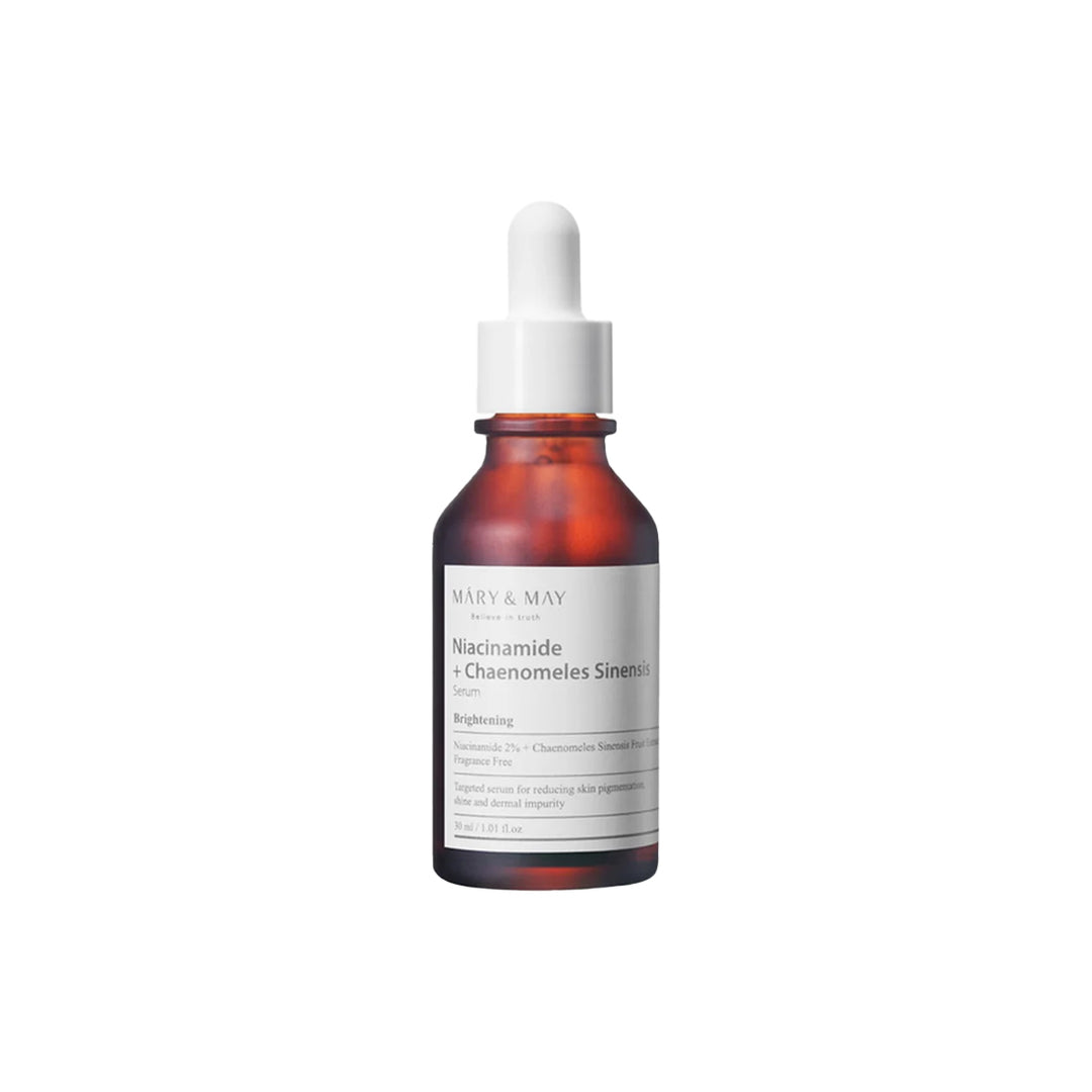 Mary&May Niacinamide Chaenomeles Sinensis serum facial coreano iluminador con niacinamida skincare coreano mexico