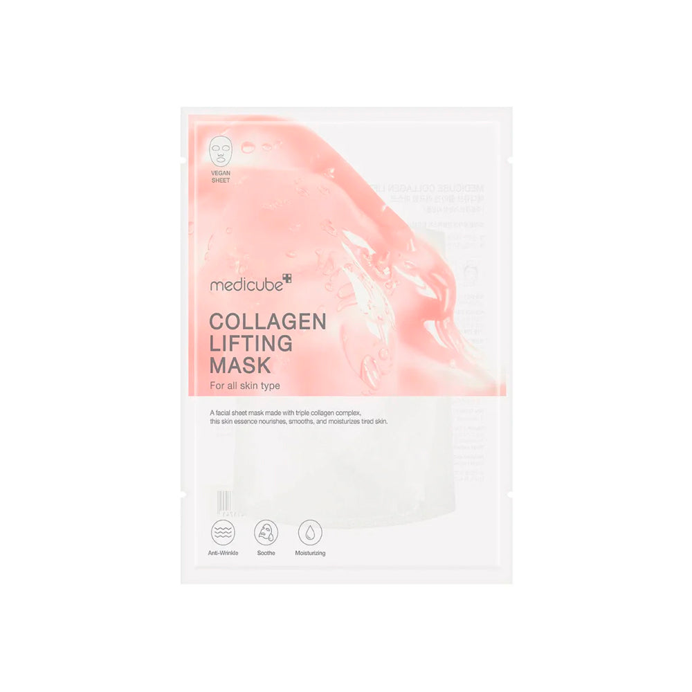 Medicube Collagen Lifting Mask mascarilla facial coreana reafirmante con colageno cremas coreanas mexico