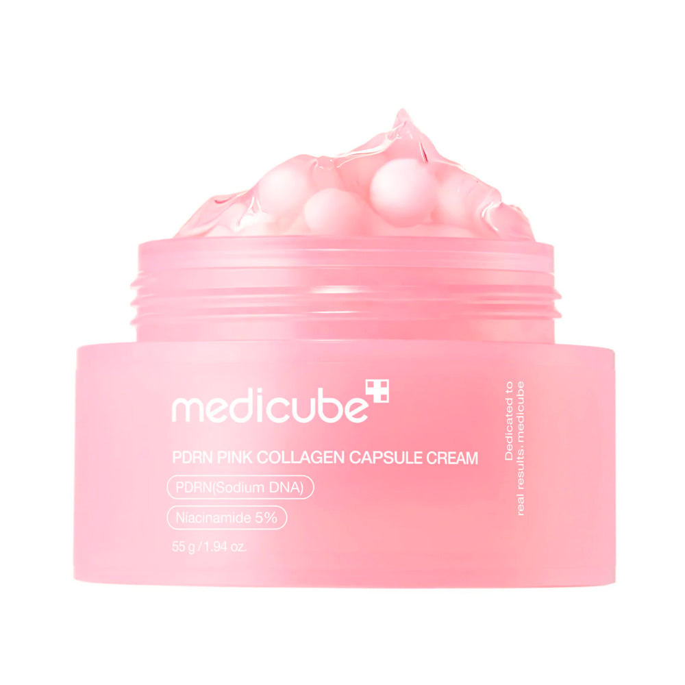 Medicube PDRN Pink Collagen Capsule Cream crema facial coreana hidratante y reafirmante con colágeno y PDRN skincare coreano mexico