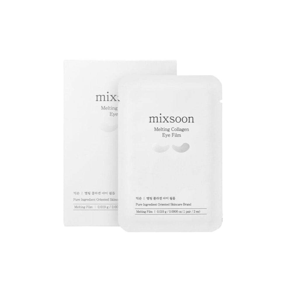 Mixsoon Melting Collagen Eye Film parches coreanos para contorno de ojos hidratantes y reafirmantes skincare coreano mexico