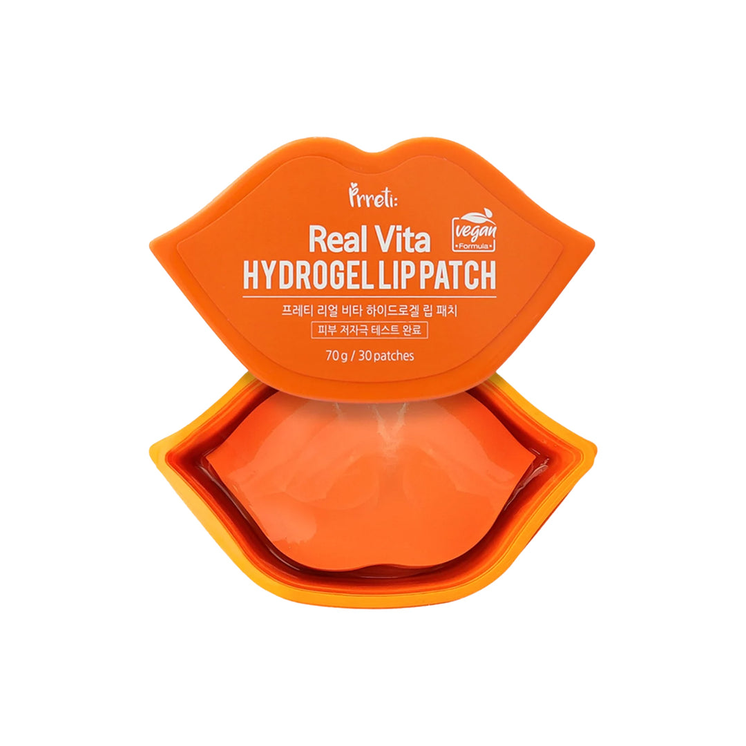 PRRETI Real Vita Hydrogel Lip Patch parches hidratantes para labios con vitaminas k beauty mexico
