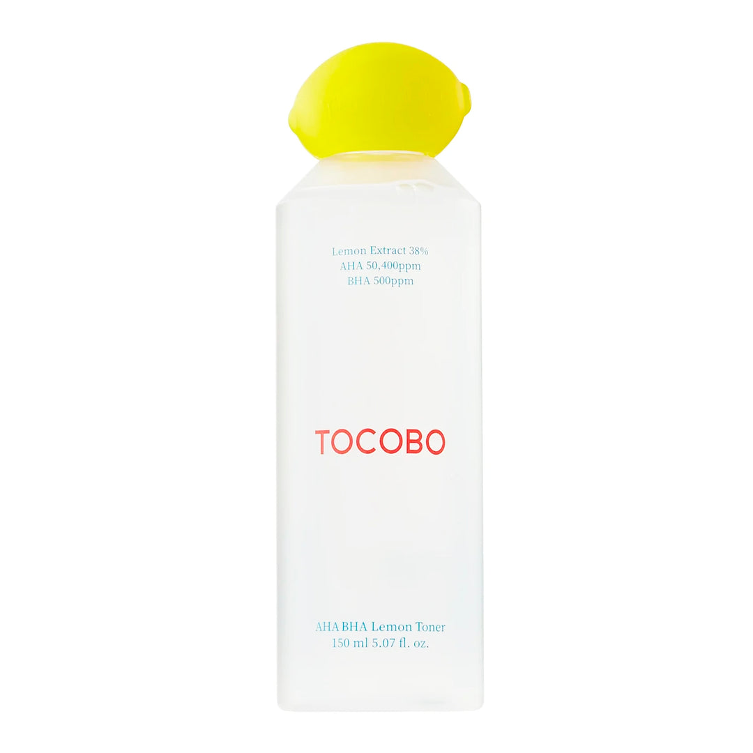 TOCOBO AHA BHA Lemon Toner tonico exfoliante con limon k beauty mexico productos coreanos para la piel