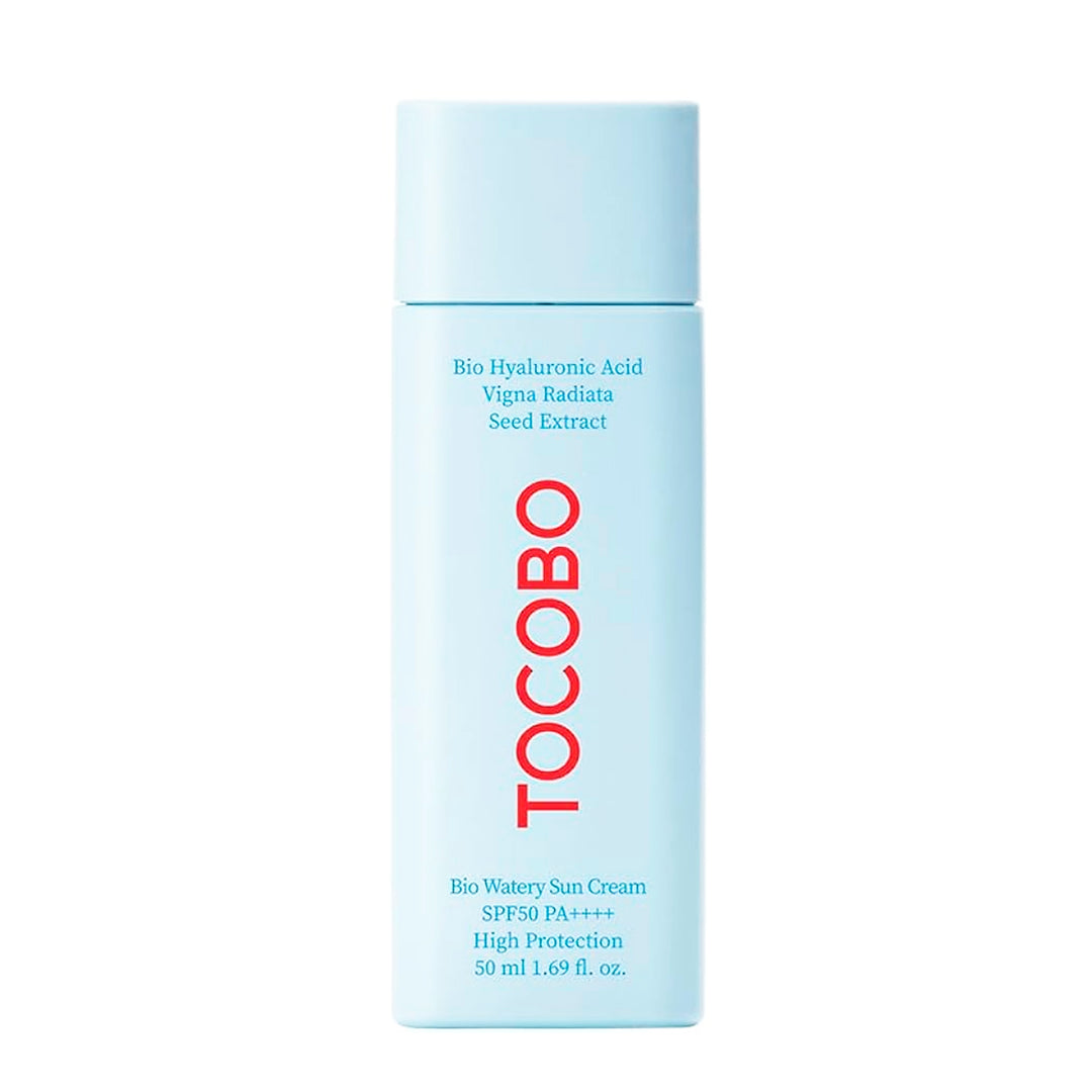 TOCOBO Bio Watery Sun Cream SPF50 protector solar coreano hidratante k beauty mexico