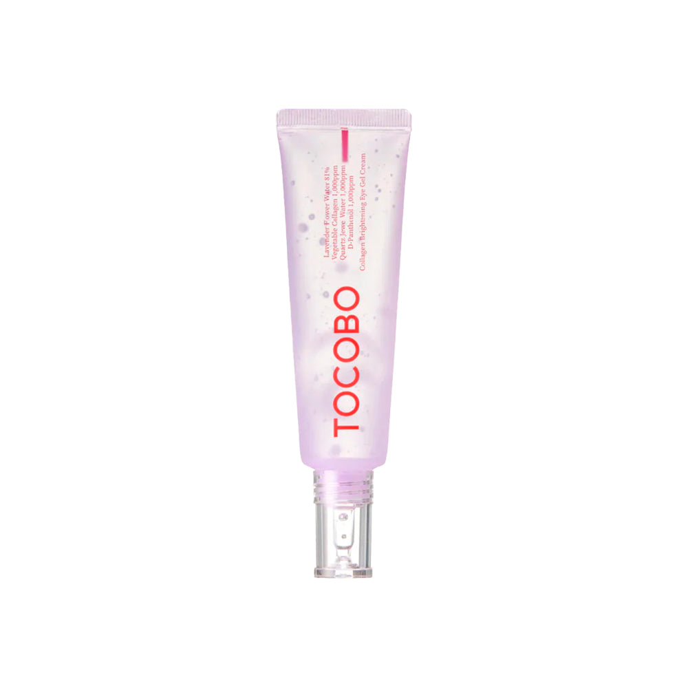 TOCOBO Collagen Brightening Eye Gel gel contorno de ojos coreano iluminador y reafirmante cremas coreanas mexico