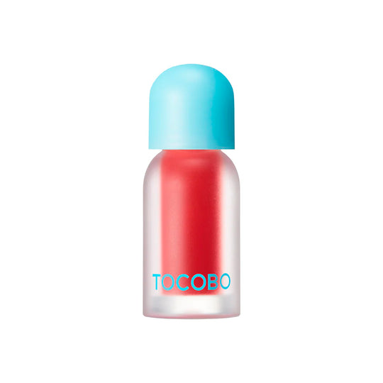 TOCOBO Juicy Berry Plumping Lip Oil aplicacion en labios con acabado brillante y voluminoso k beauty mexico