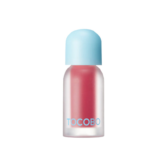 TOCOBO Juicy Berry Plumping Lip Oil detalle del producto con textura brillante para labios k beauty mexico